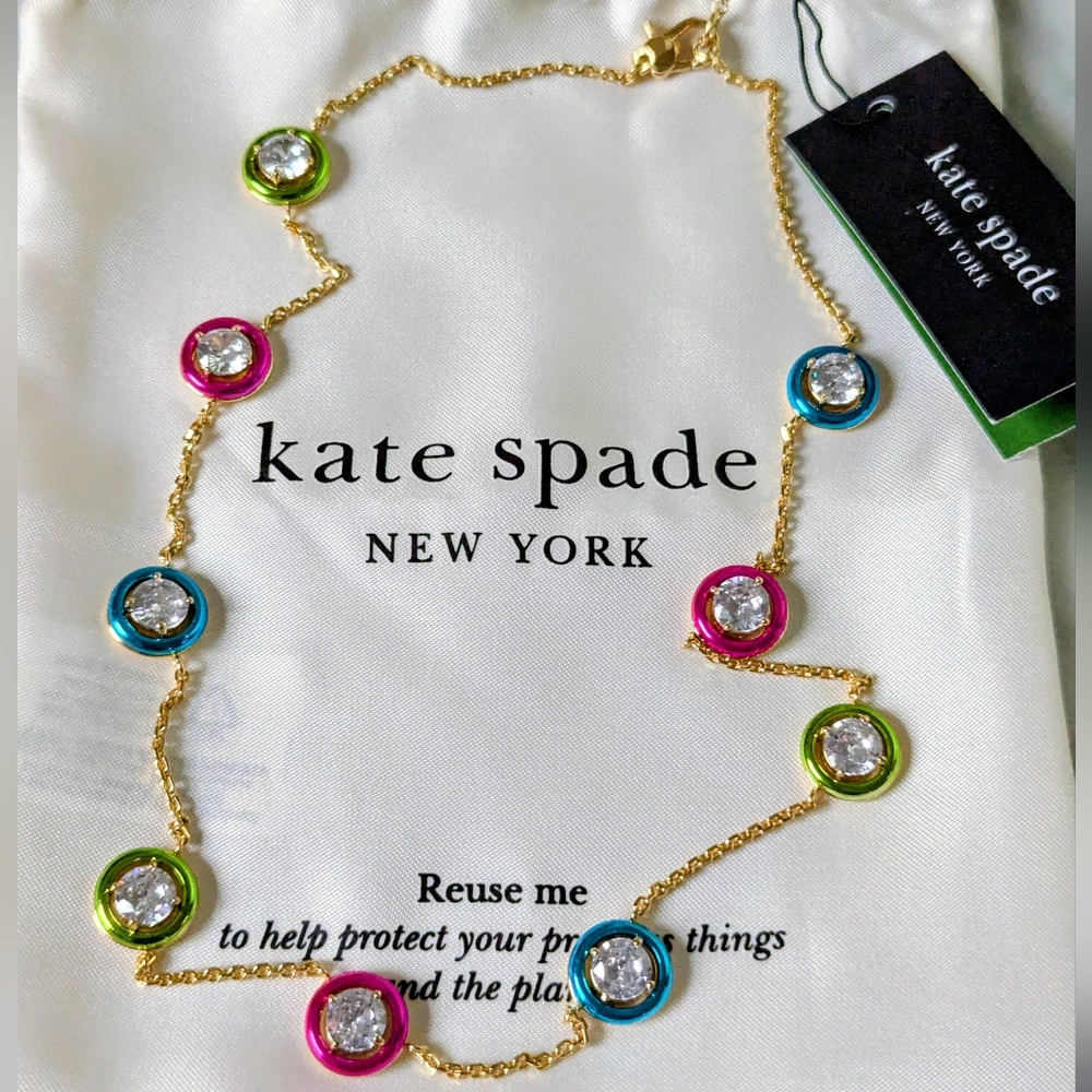 NWT Kate Spade Dream in Color station necklace.